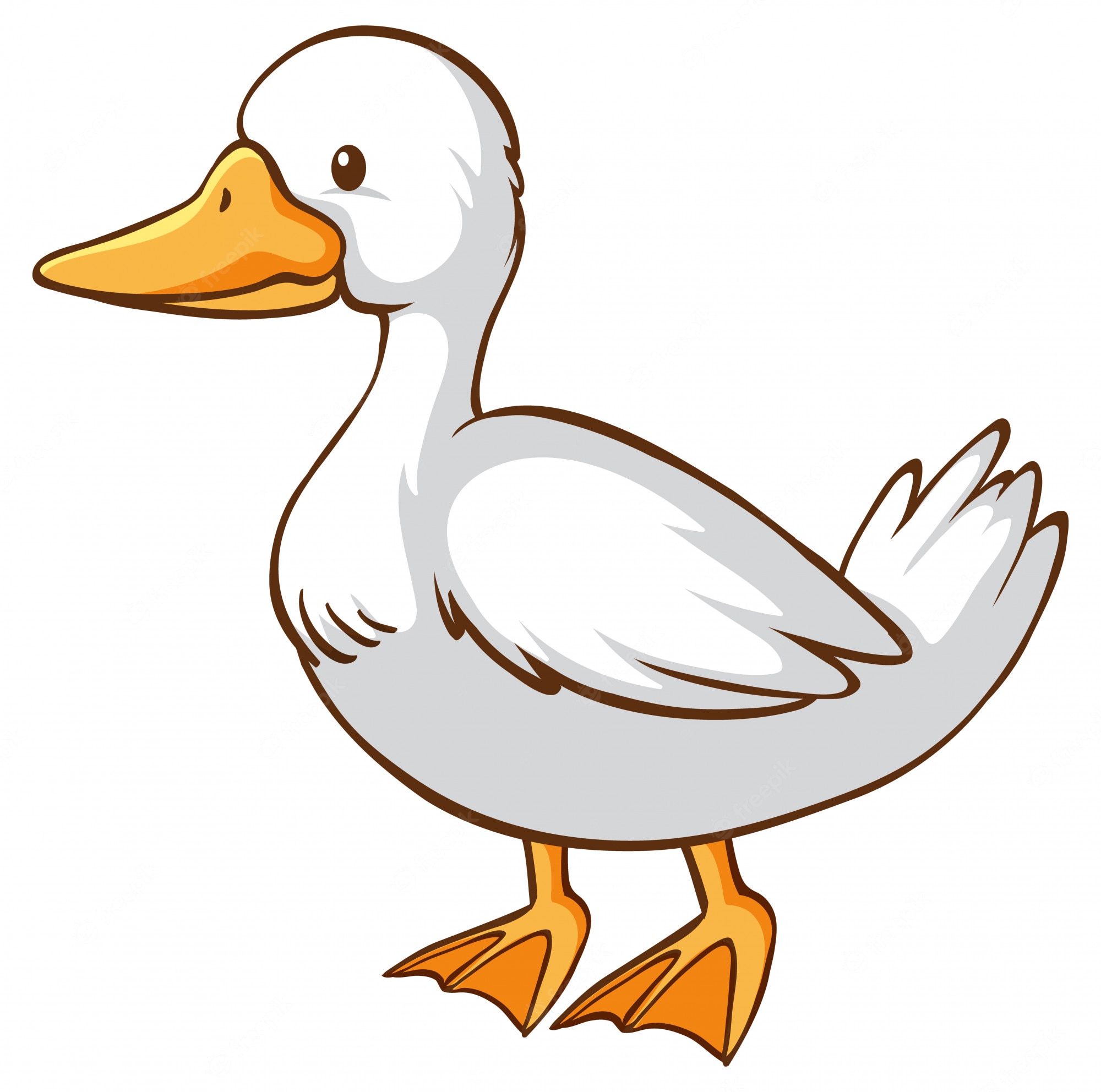 Cute Duck Drawing Wallpapers