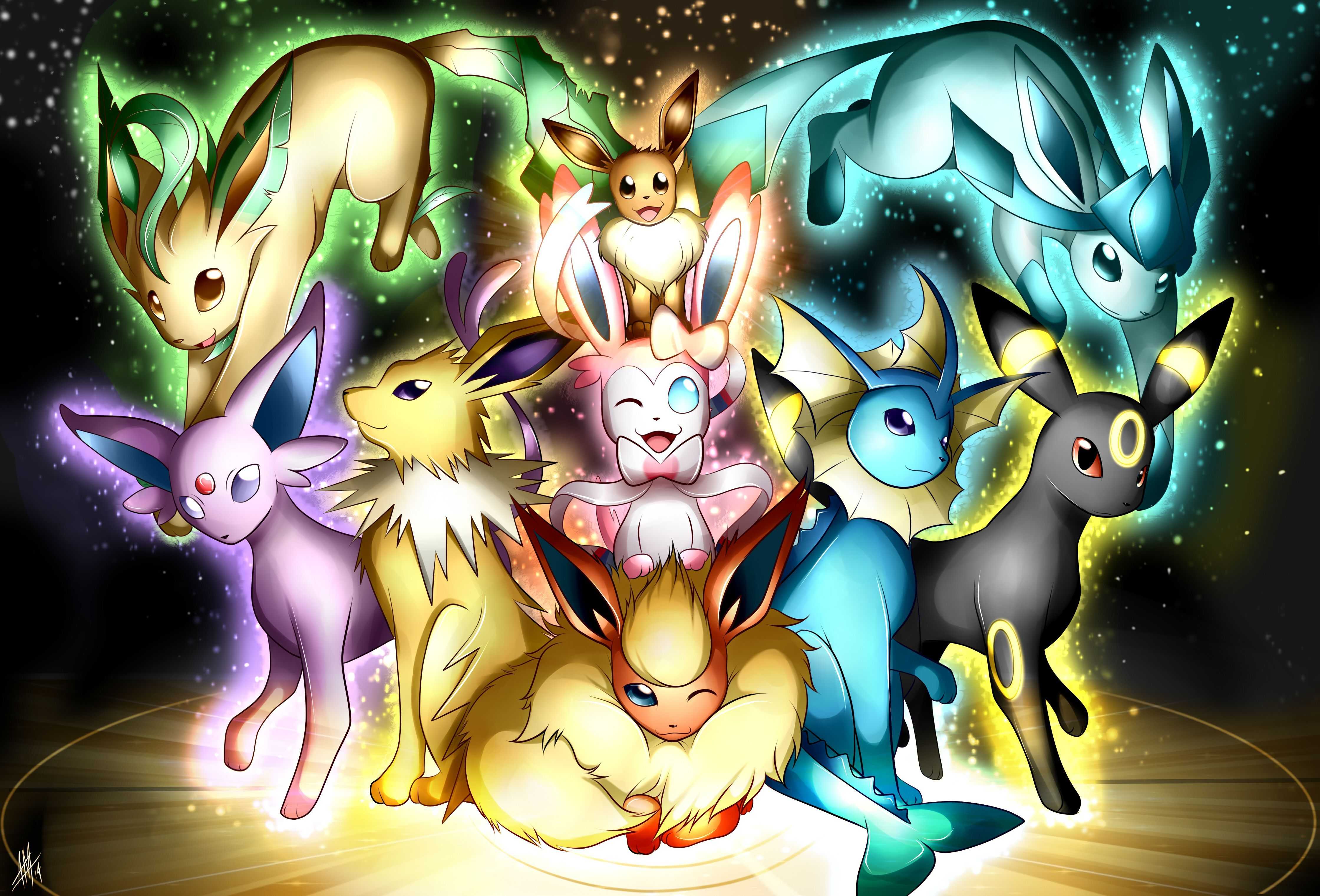 Cute Eeveelutions Wallpapers