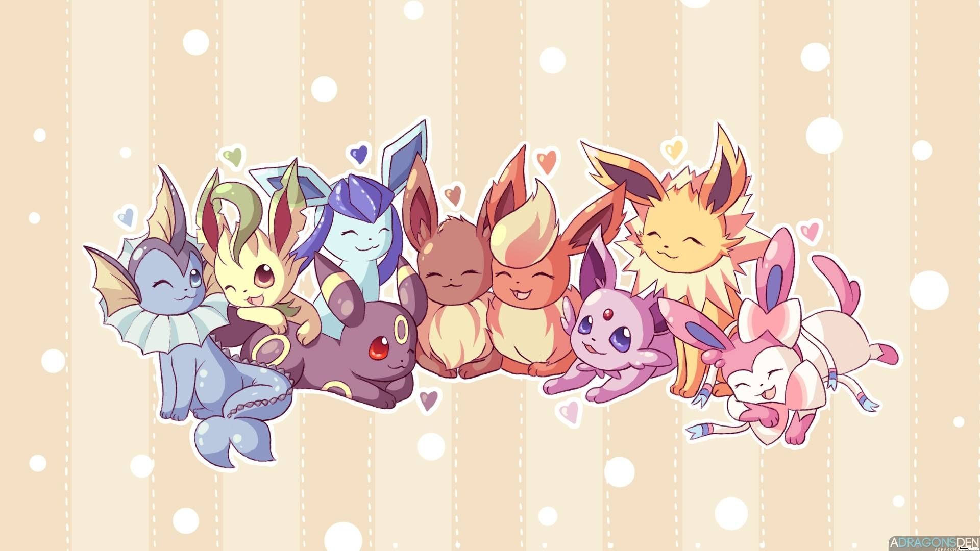 Cute Eeveelutions Wallpaper Wallpapers