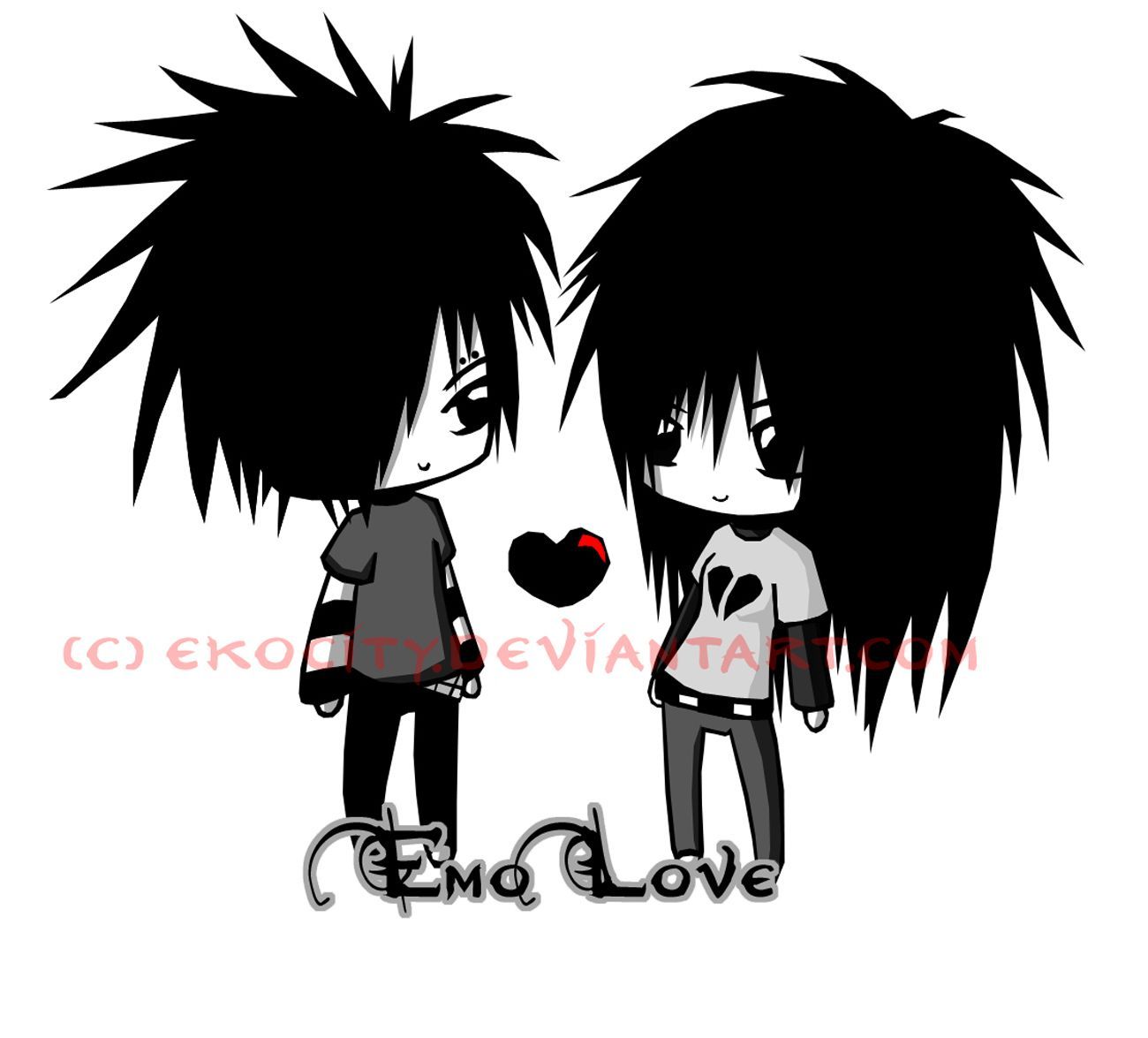 Cute Emo Anime Couples Wallpapers Wallpapers