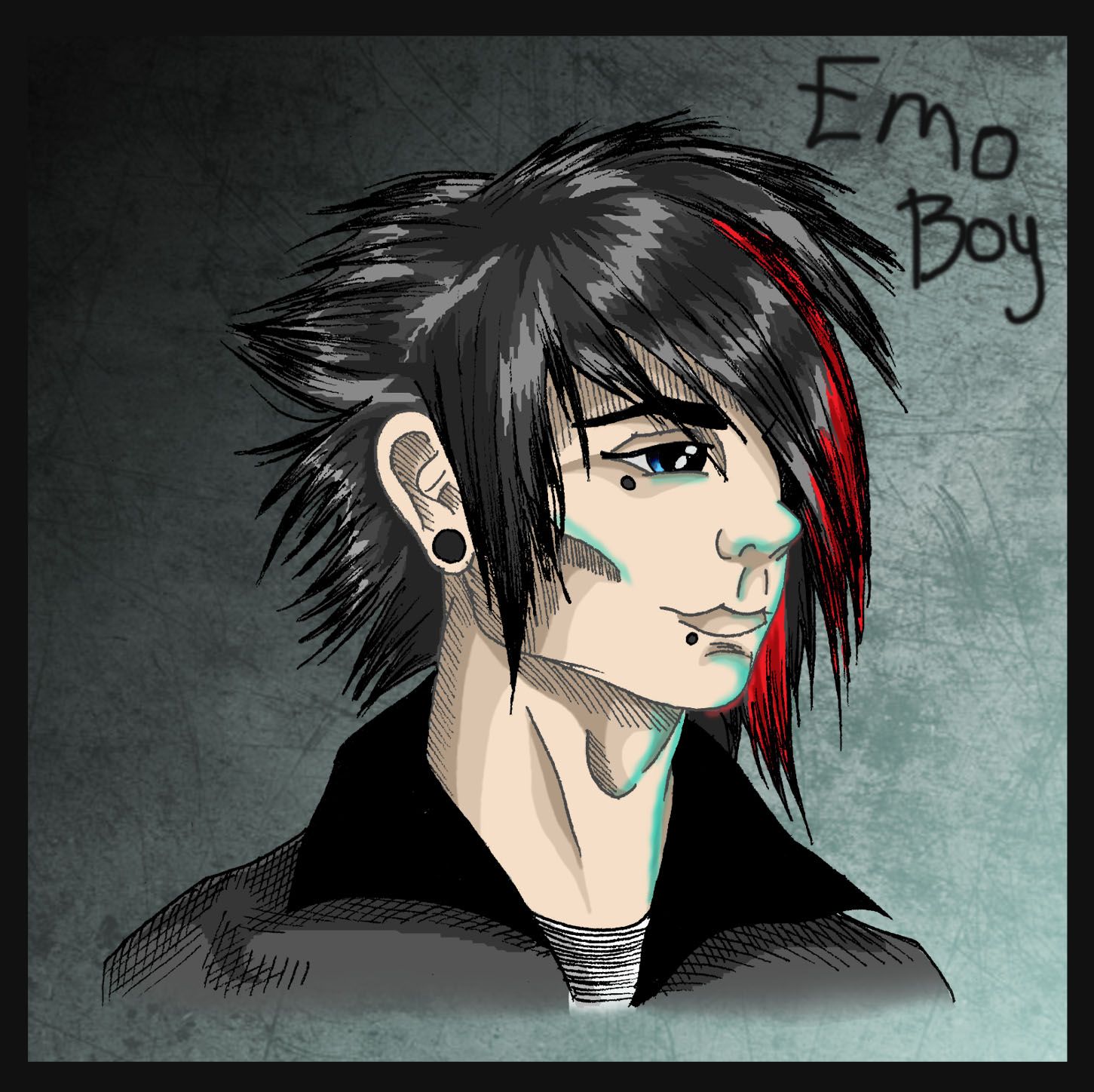 emo style boy wallpaper