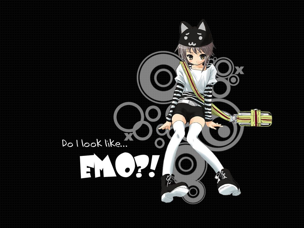 Cute Emo Cartoons Wallpapers Wallpapers