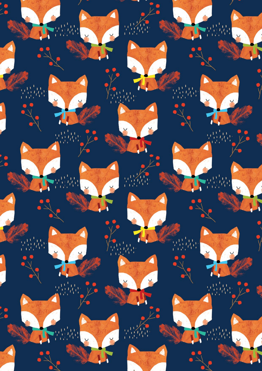 Cute Fall Pattern Wallpapers
