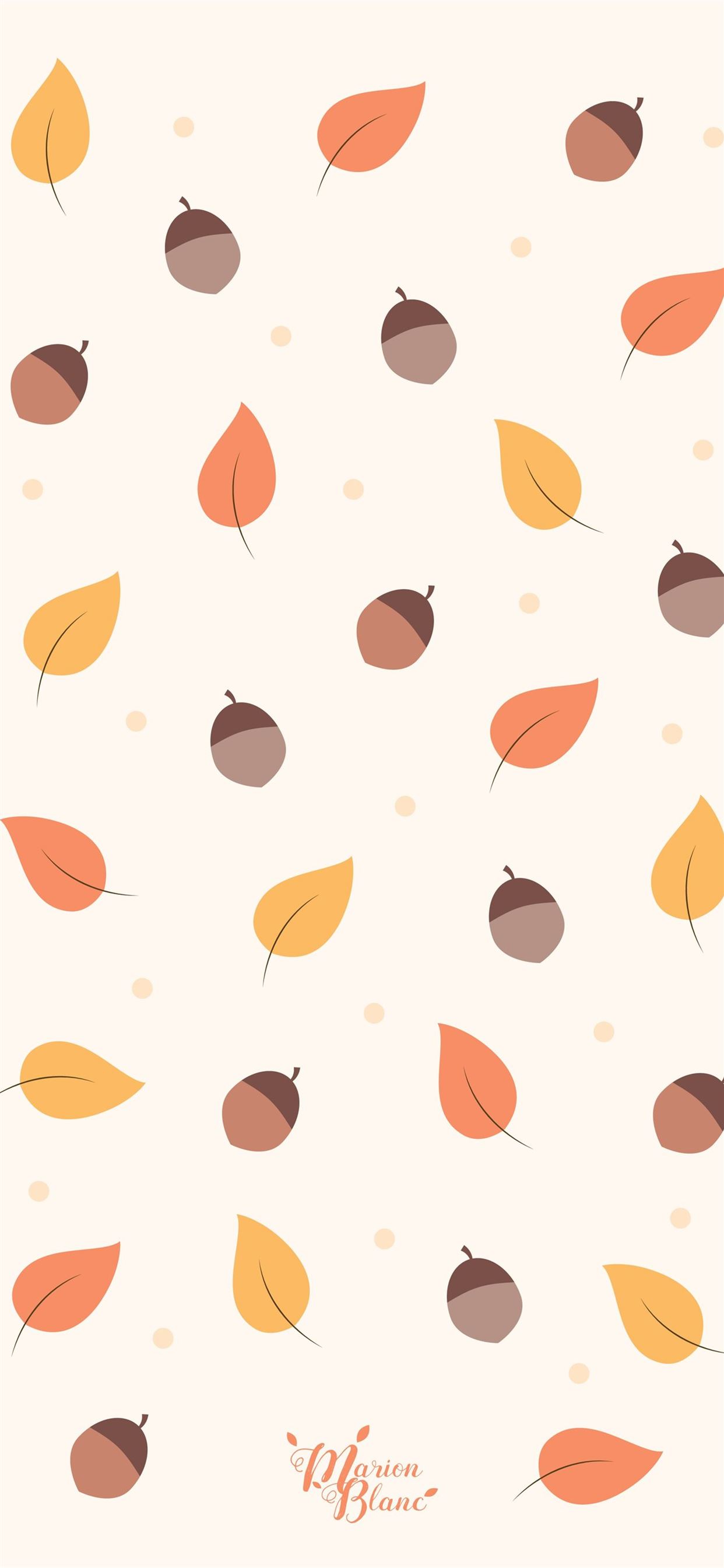 Cute Fall Pattern Wallpapers