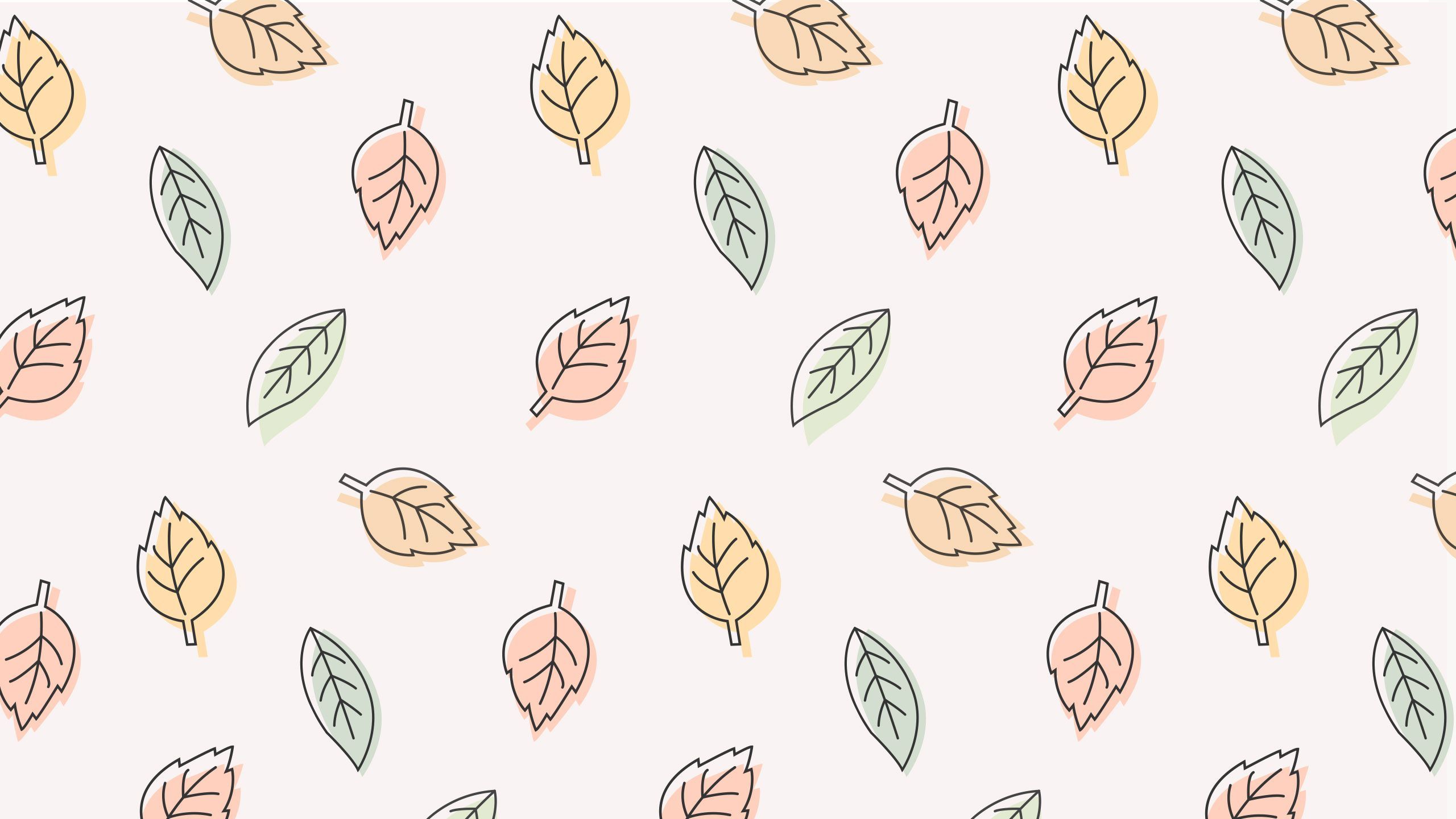 Cute Fall Pattern Wallpapers