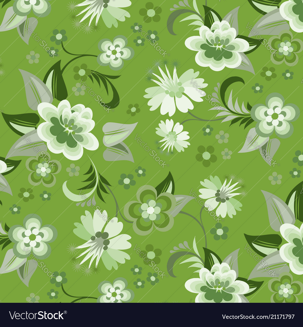 Cute Floral Green Wallpapers