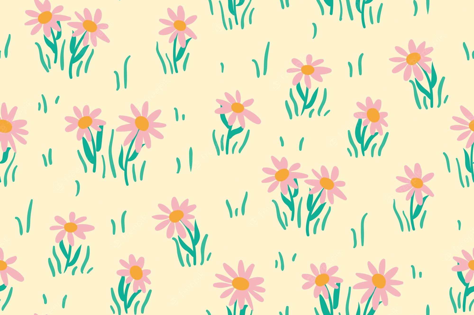 Cute Floral Green Wallpapers