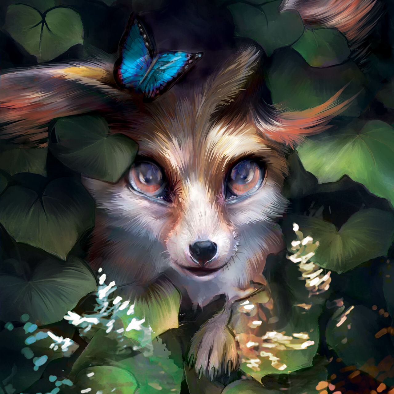 Cute Fox Art Wallpapers