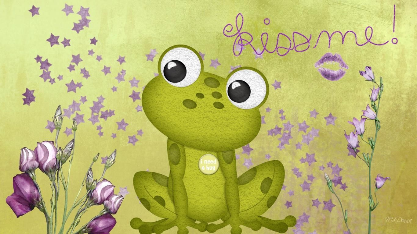 Cute Frog Drawing Wallpapers Wallpapers