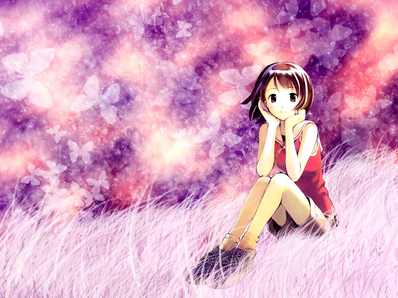 Cute Girl Cartoon Anime Wallpapers Wallpapers