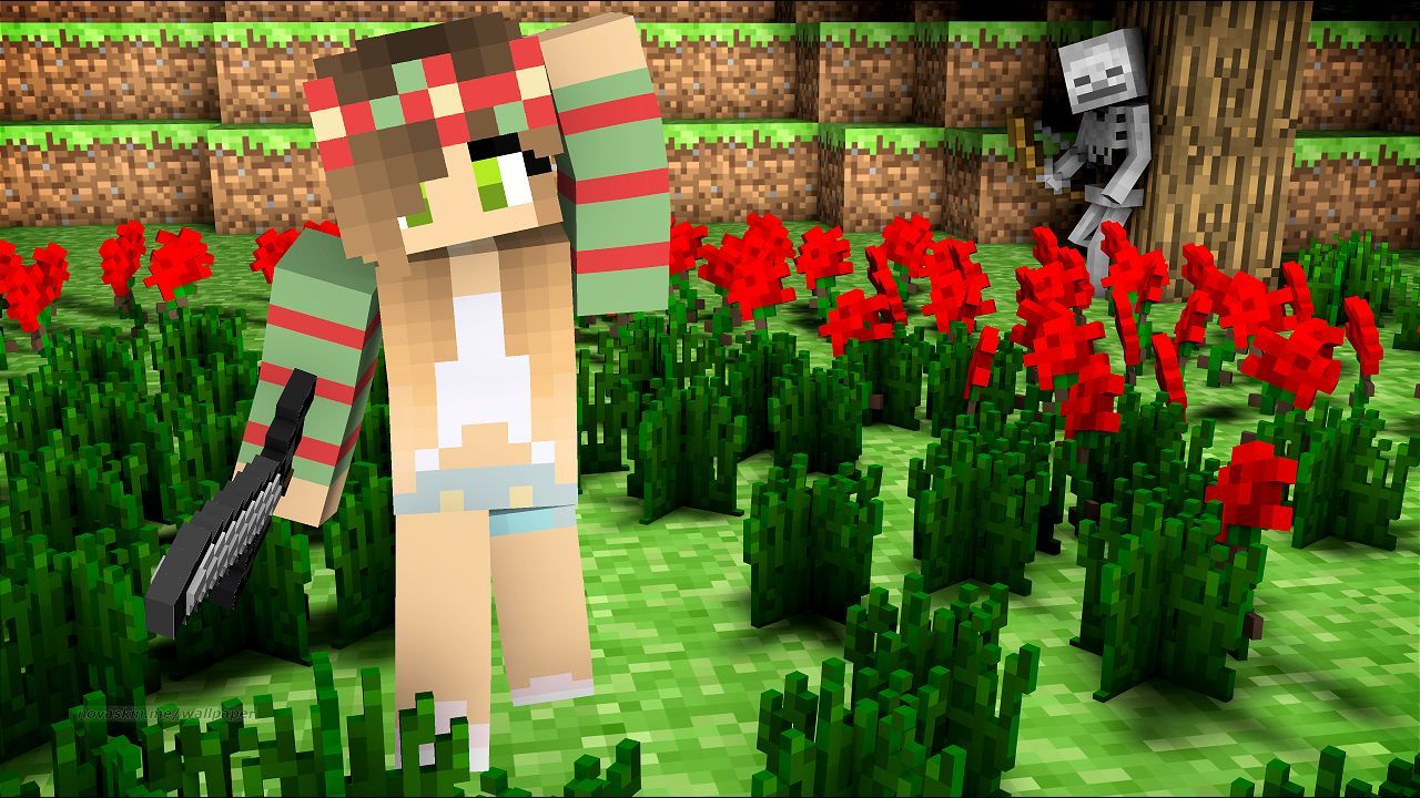 Cute Girl Minecraft Wallpapers Wallpapers