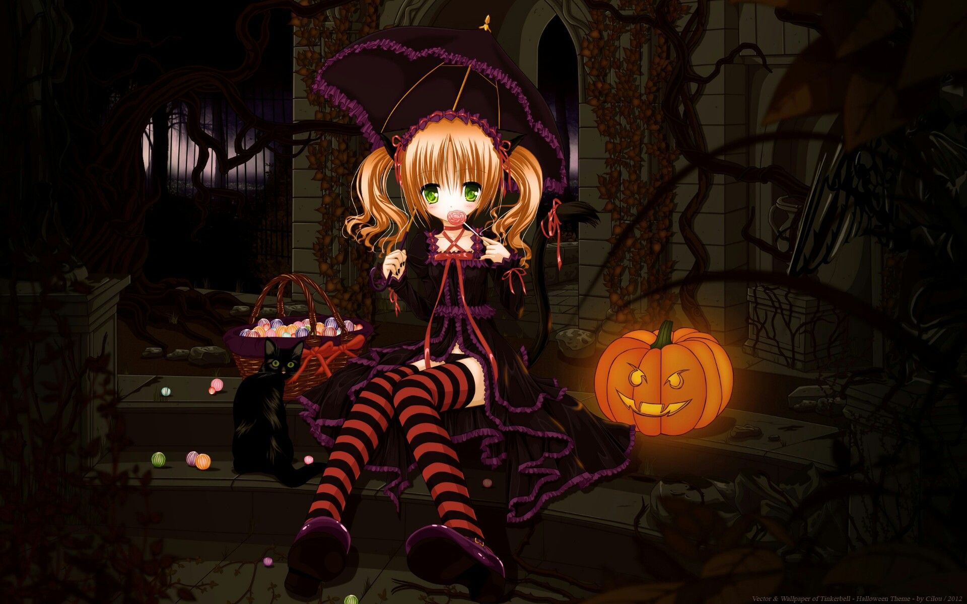 Cute Halloween Anime Wallpapers