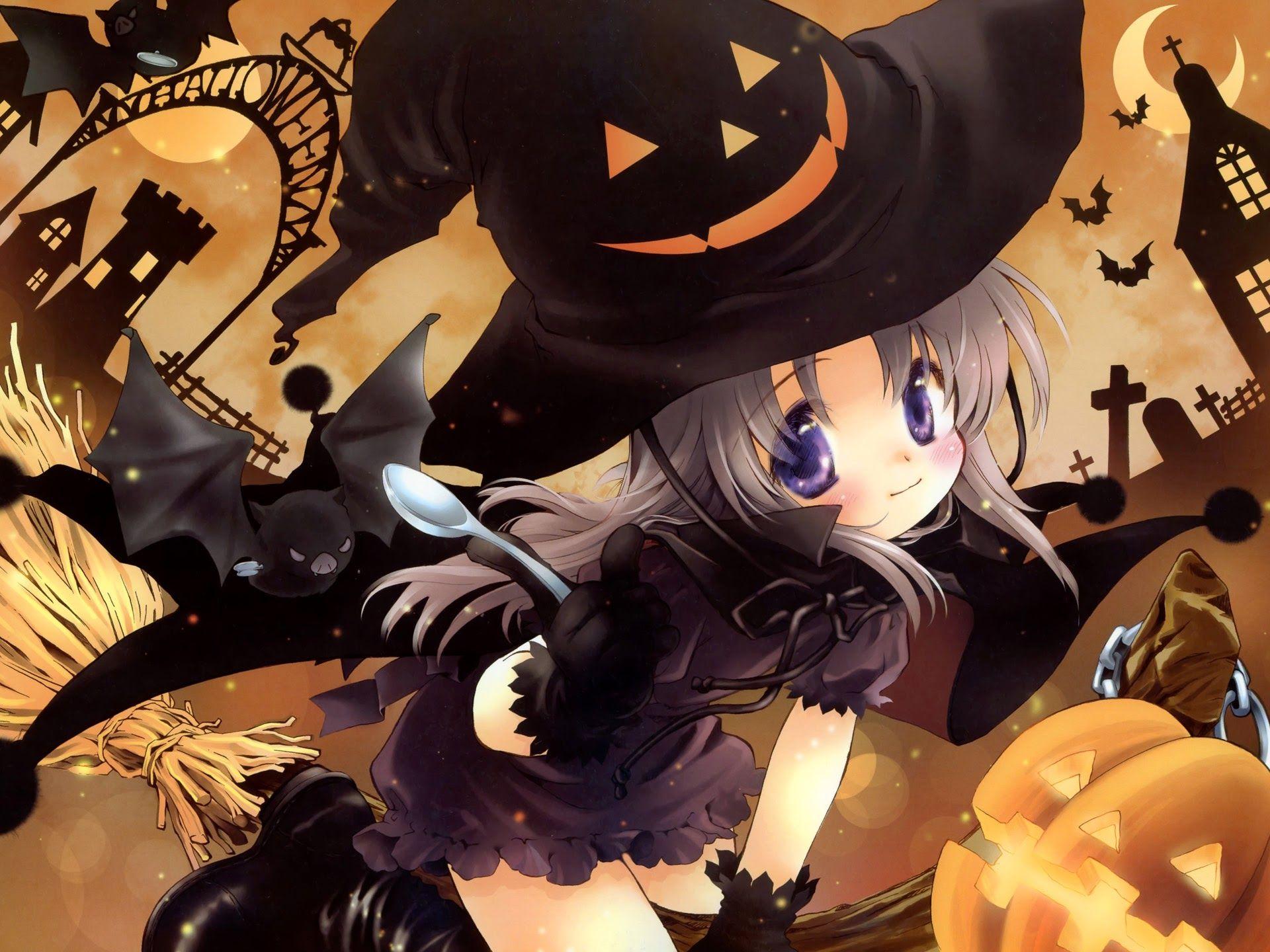 Cute Halloween Anime Wallpapers