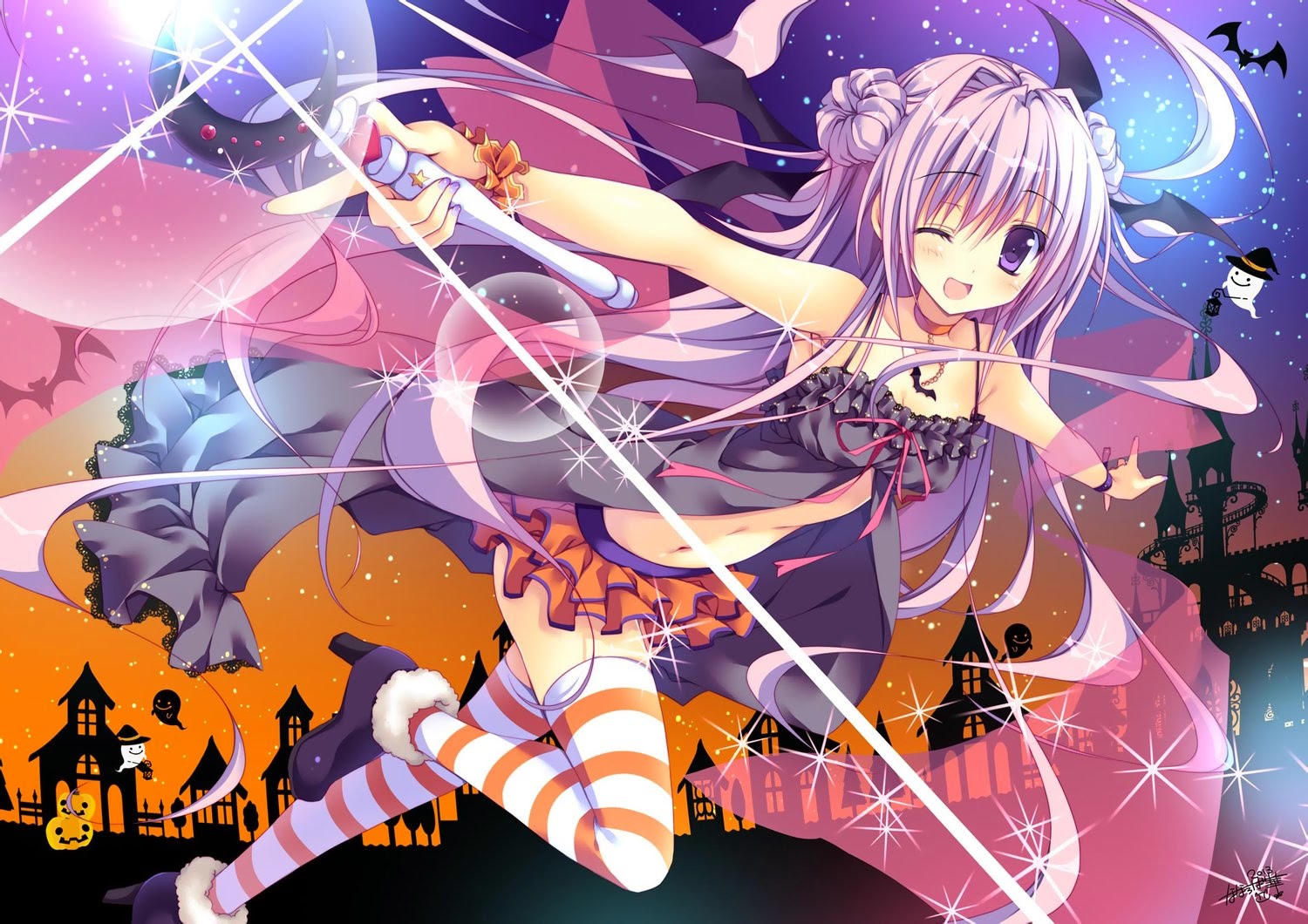 Cute Halloween Anime Wallpapers