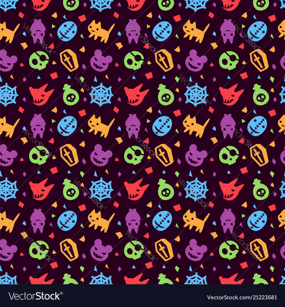 Cute Halloween Pattern Wallpapers