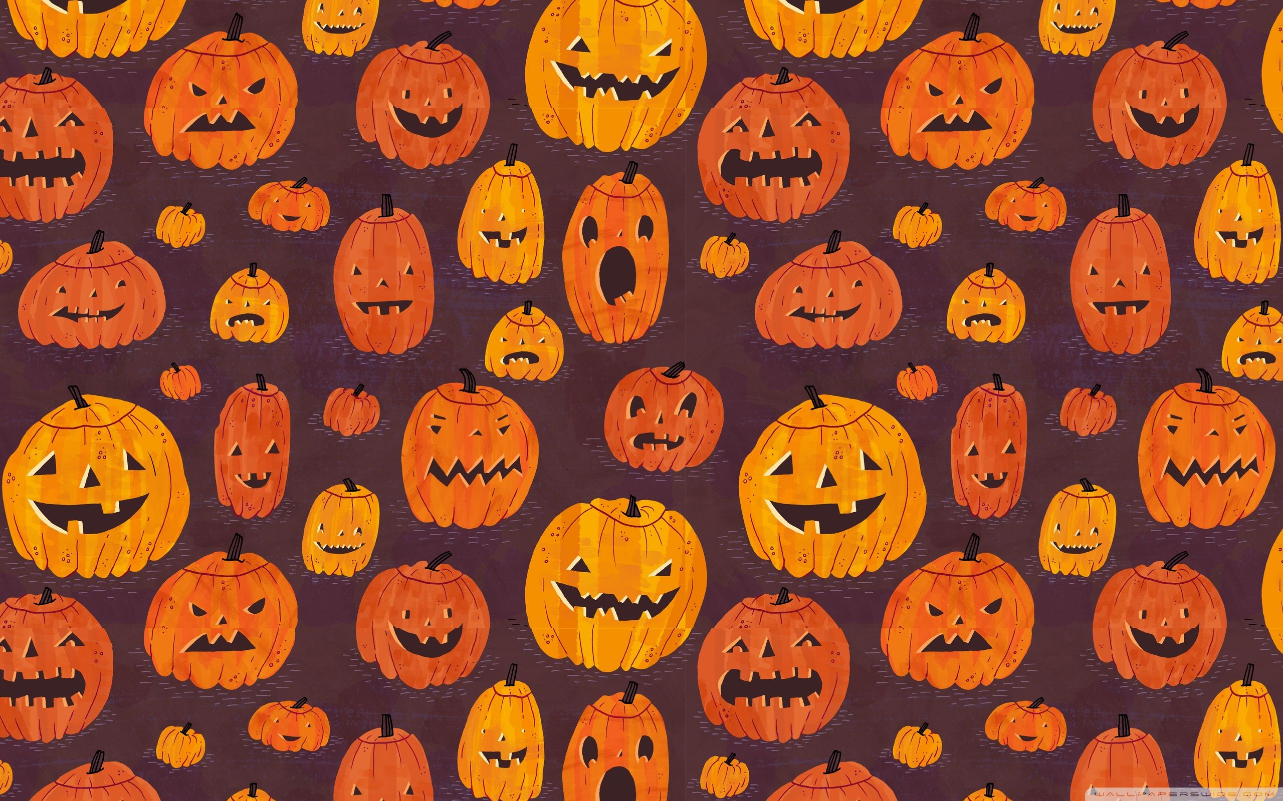 Cute Halloween Pattern Wallpapers
