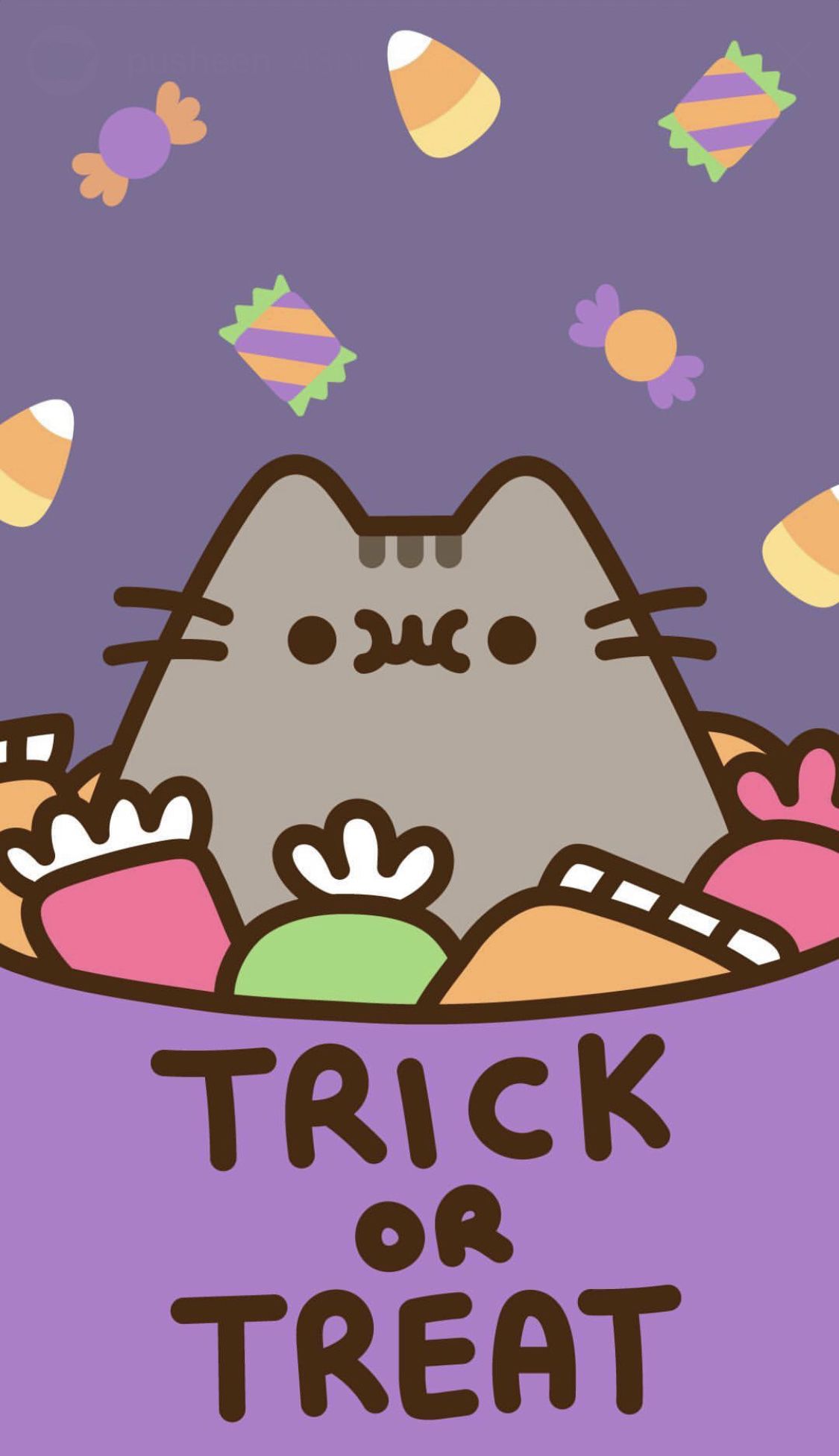 Cute Halloween Pusheen Wallpapers