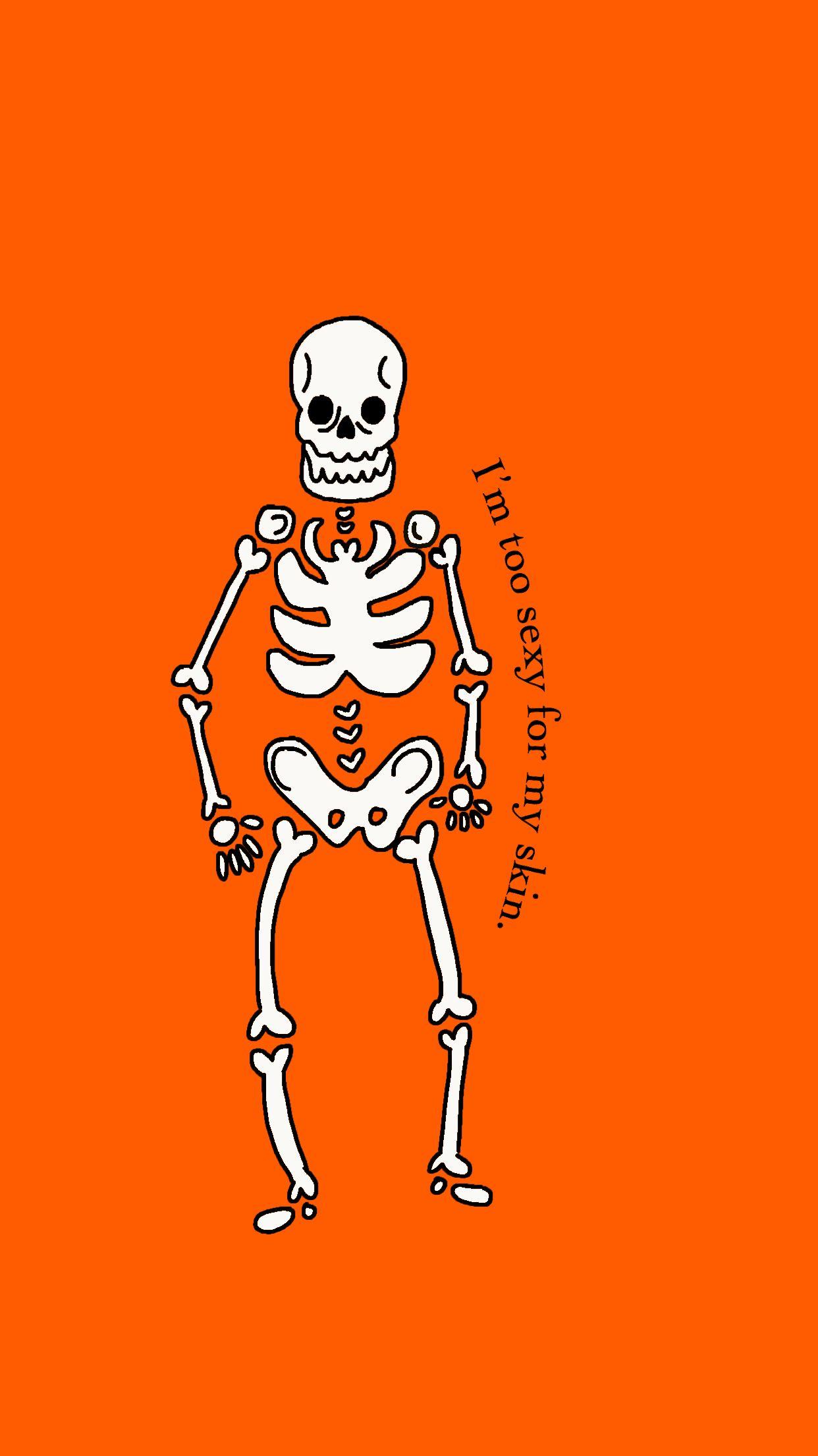 Cute Halloween Skeleton Wallpapers