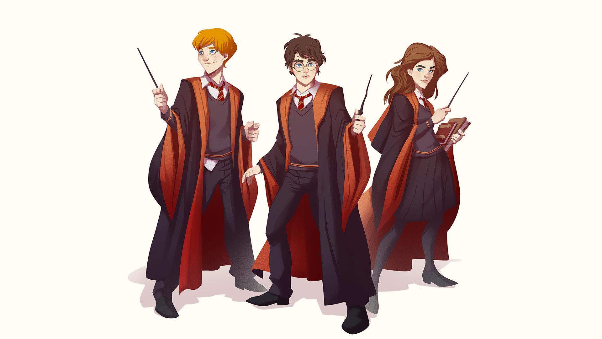 Cute Harry Potter Cartoon Wallpapers Wallpapers