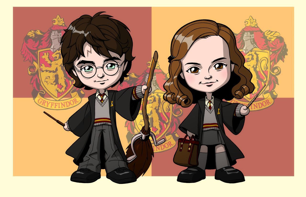 Cute Harry Potter Cartoon Wallpapers Wallpapers