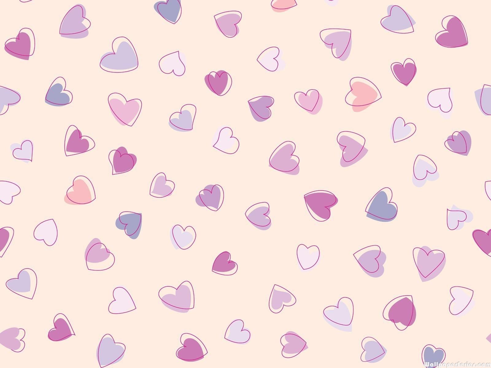 Cute Hearts Desktop Wallpapers