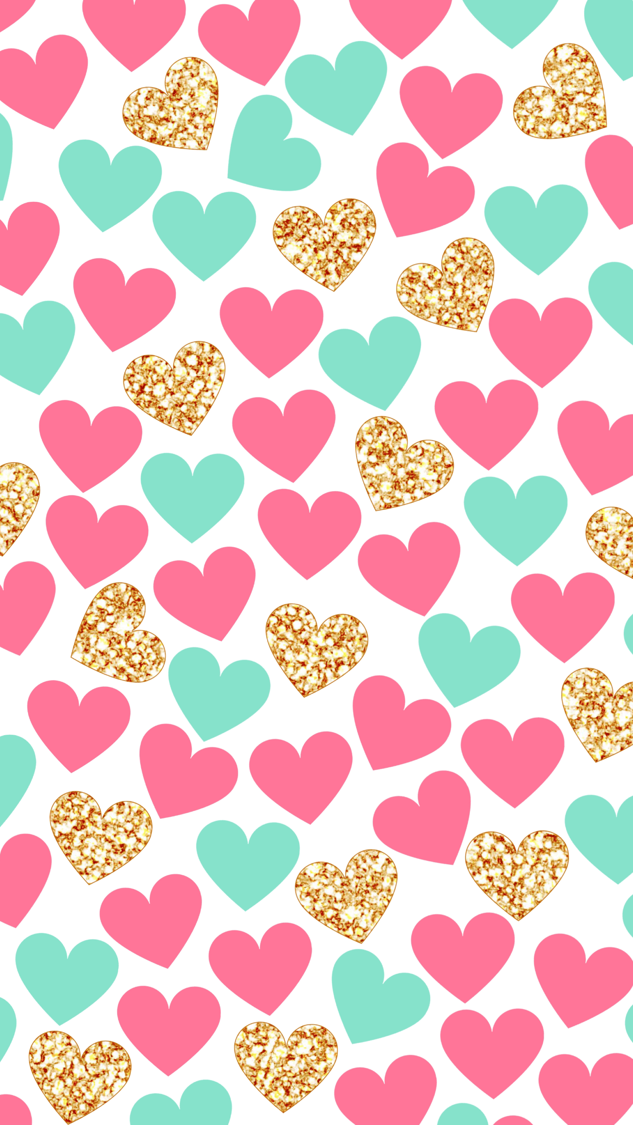 Cute Hearts Desktop Wallpapers