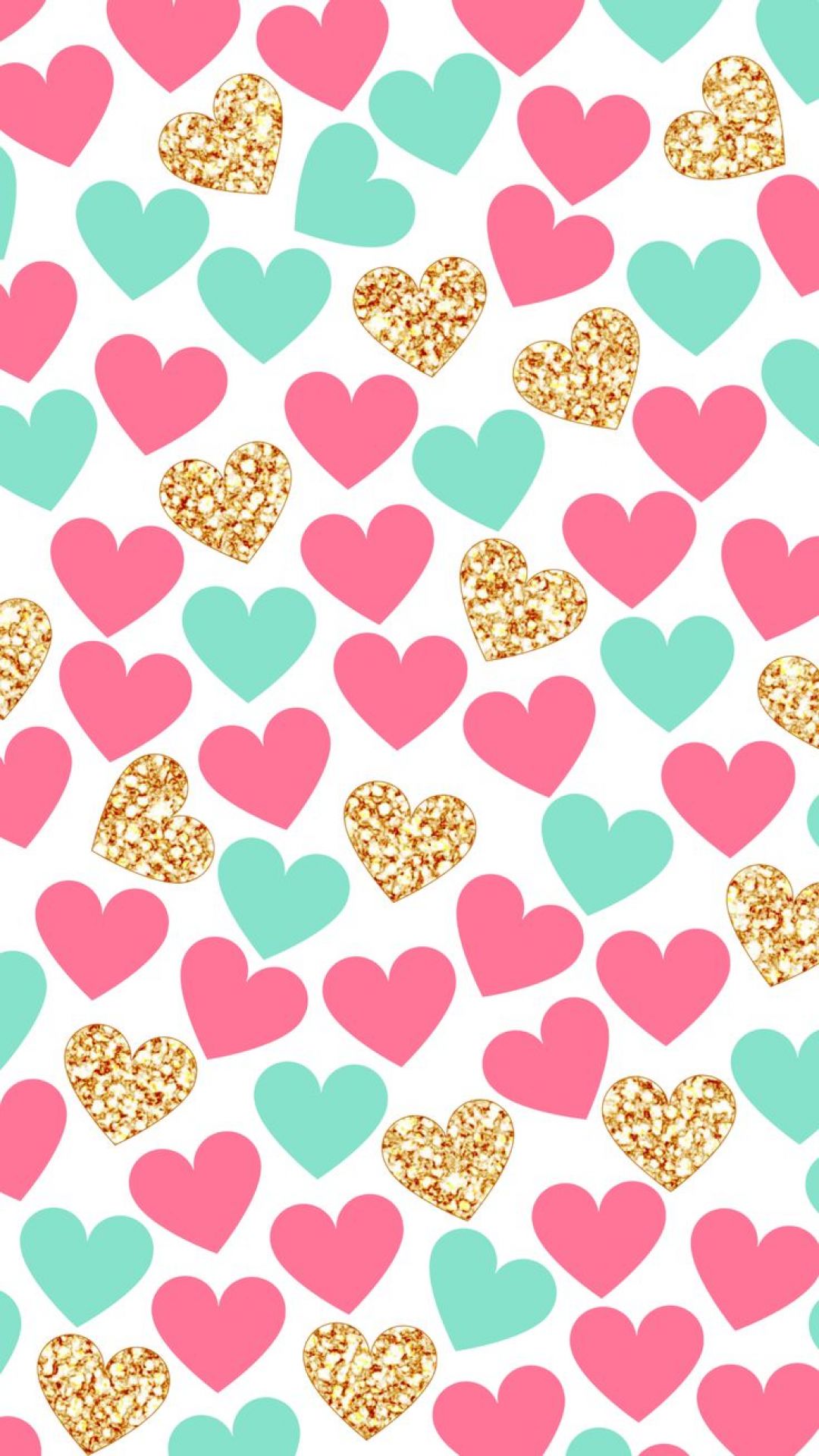 Cute Hearts Iphone Wallpapers