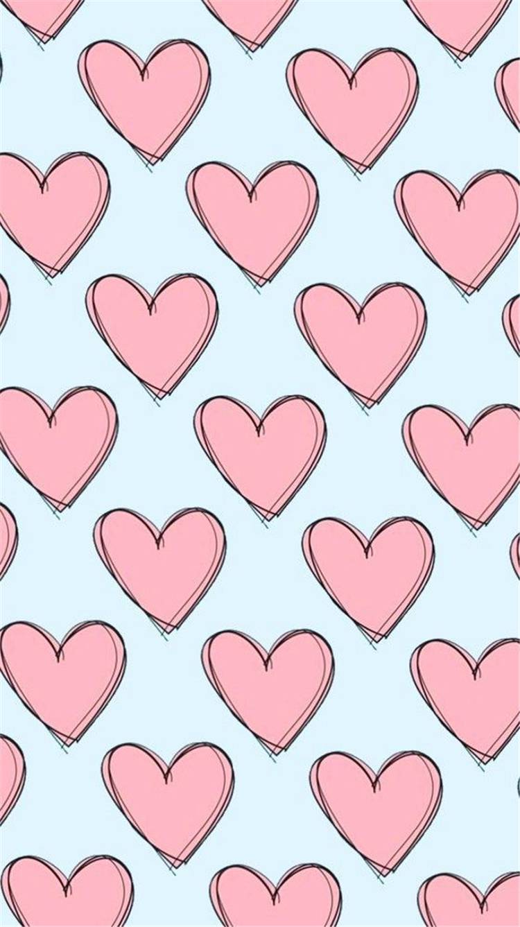 Cute Hearts Iphone Wallpapers