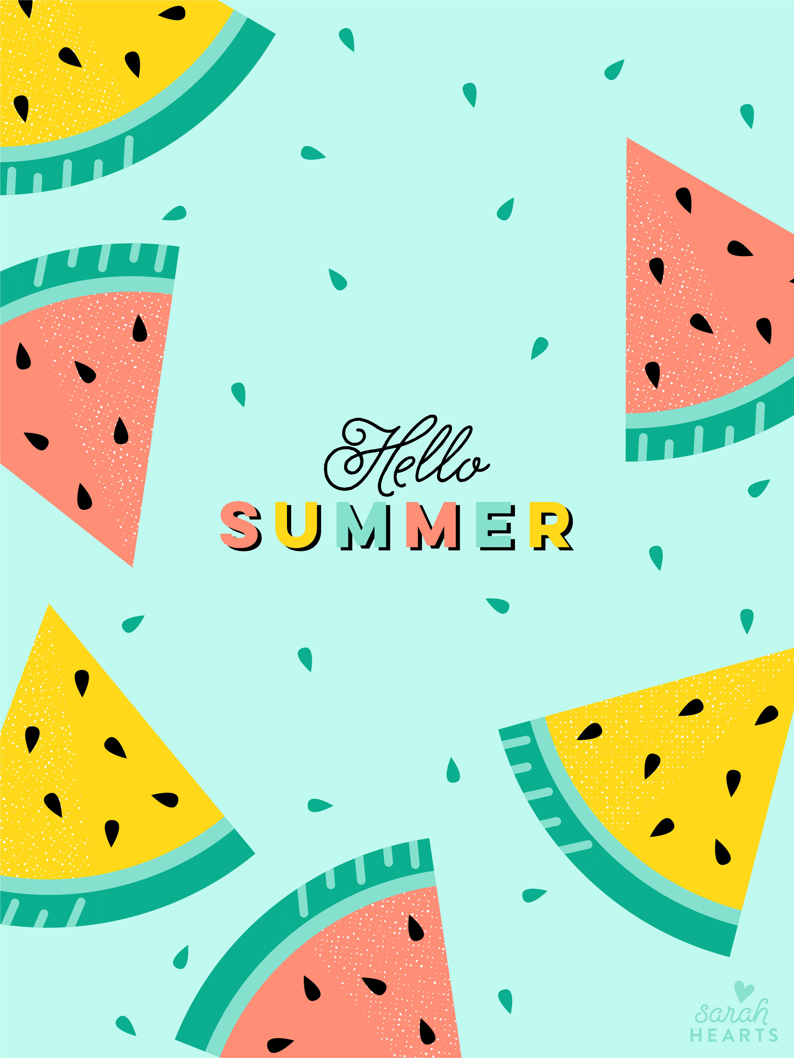 Cute Hello Summer Wallpapers