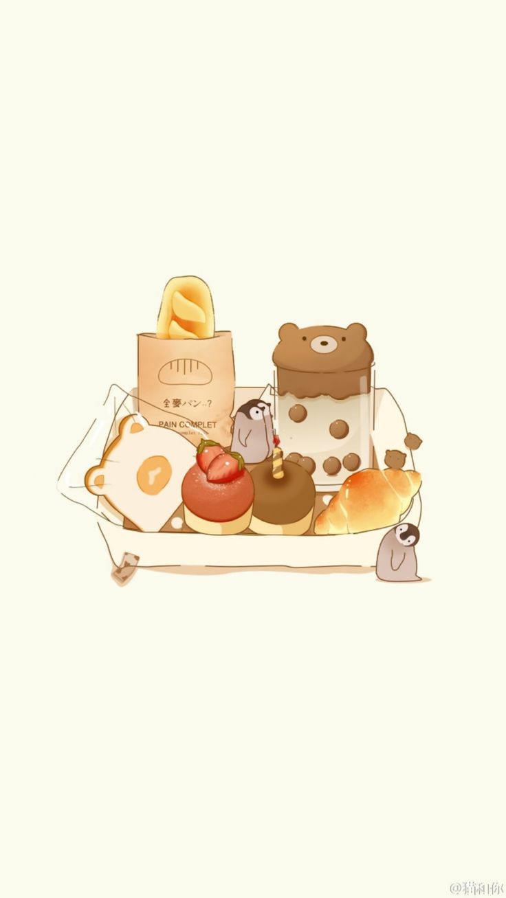 Cute Kawaii Food Wallpapers