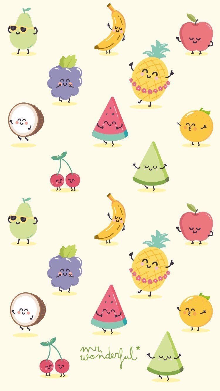 Cute Kawaii Fruit Wallpapers