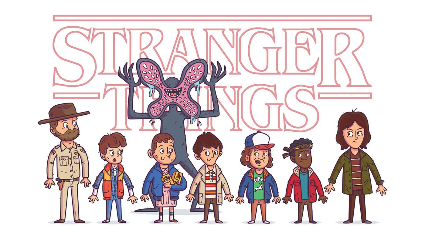 Cute Kawaii Stranger Things Wallpapers Wallpapers