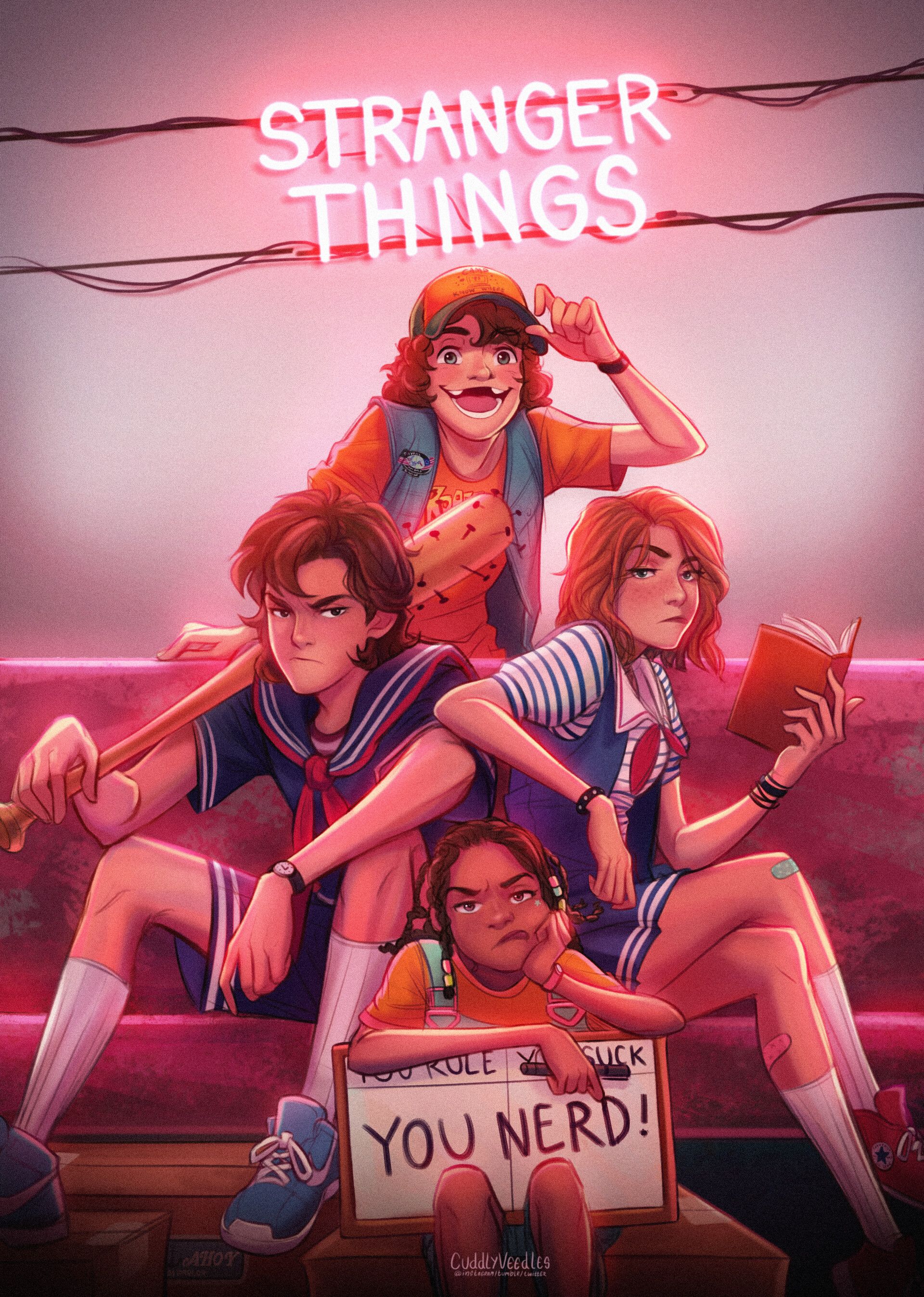 Cute Kawaii Stranger Things Wallpapers Wallpapers