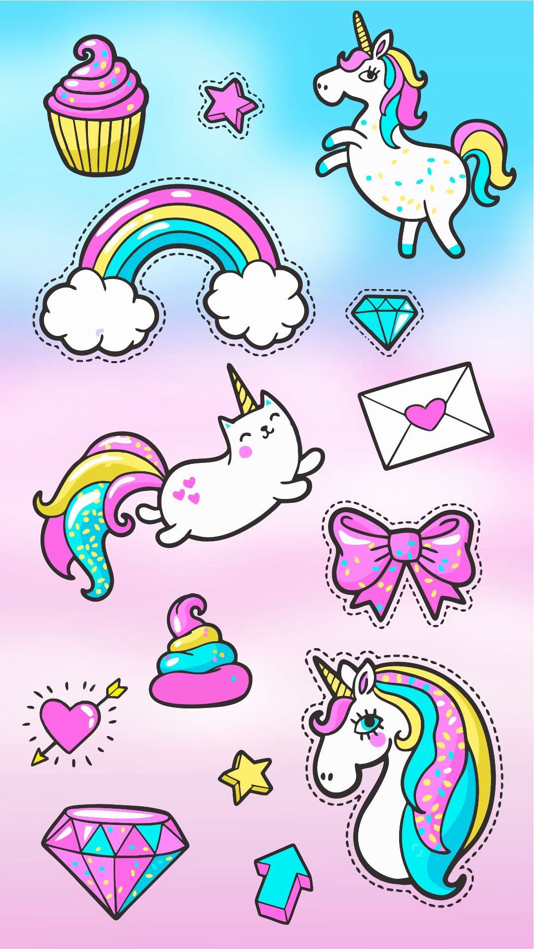 Cute Kawaii Unicorn Wallpapers