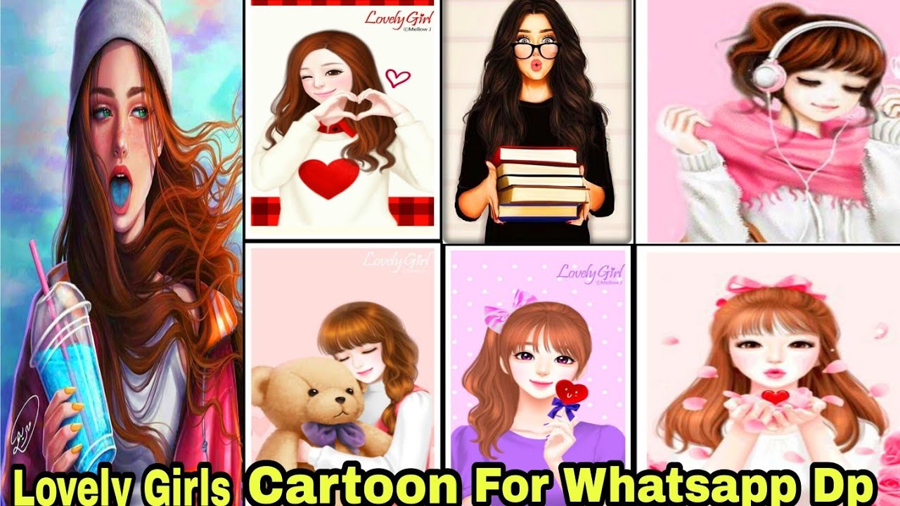 Cute Lovely Girl Cartoon Wallpapers Wallpapers