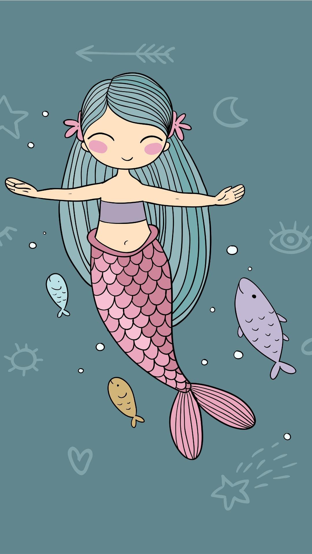 Cute Mermaid Wallpapers Wallpapers