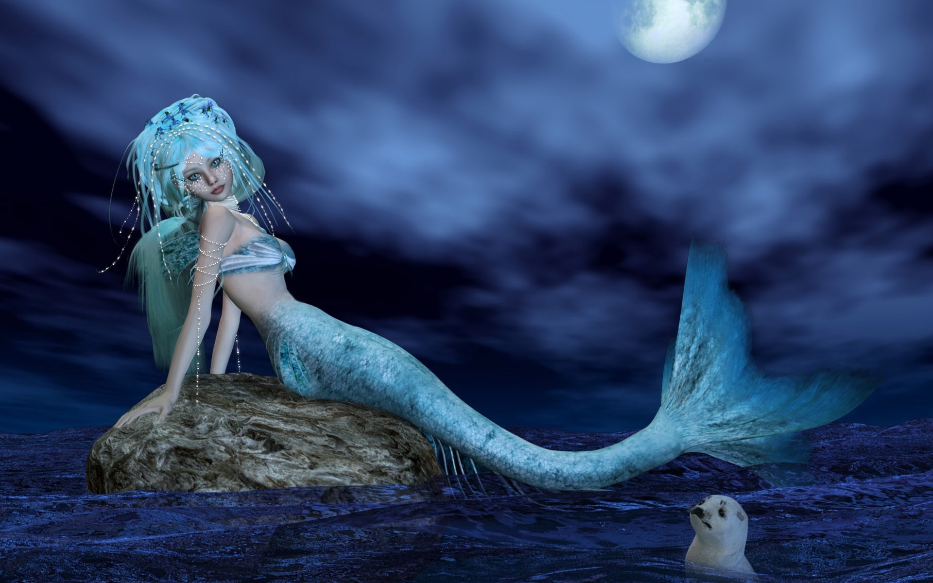 Cute Mermaid Wallpapers Wallpapers