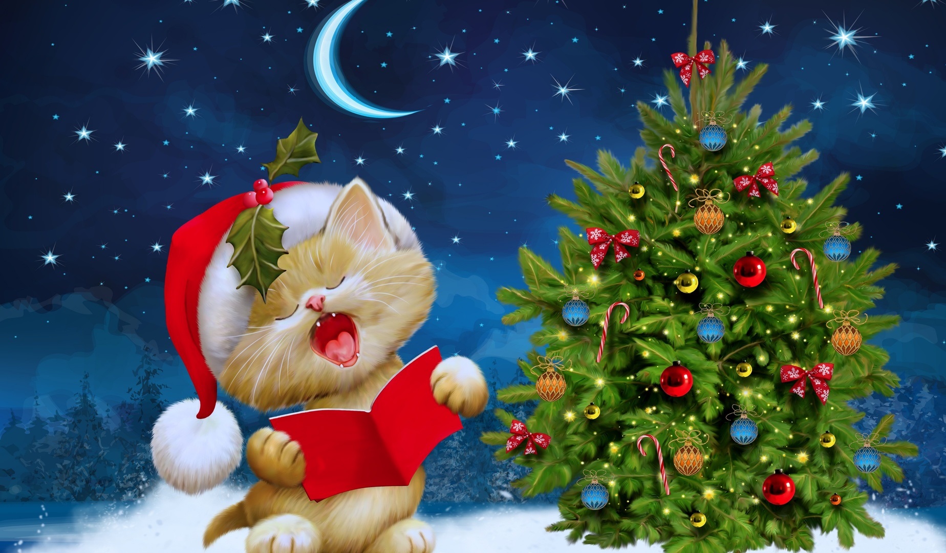 Cute Merry Christmas Wallpaper Wallpapers