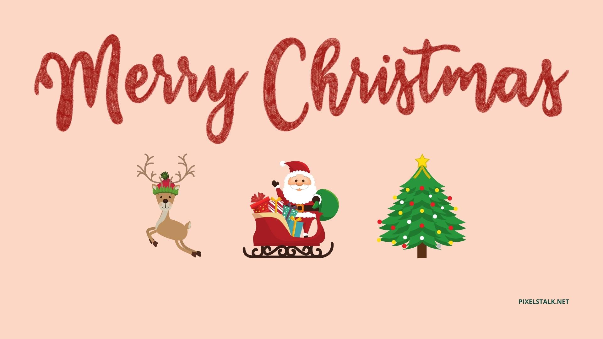 Cute Merry Christmas Wallpaper Wallpapers