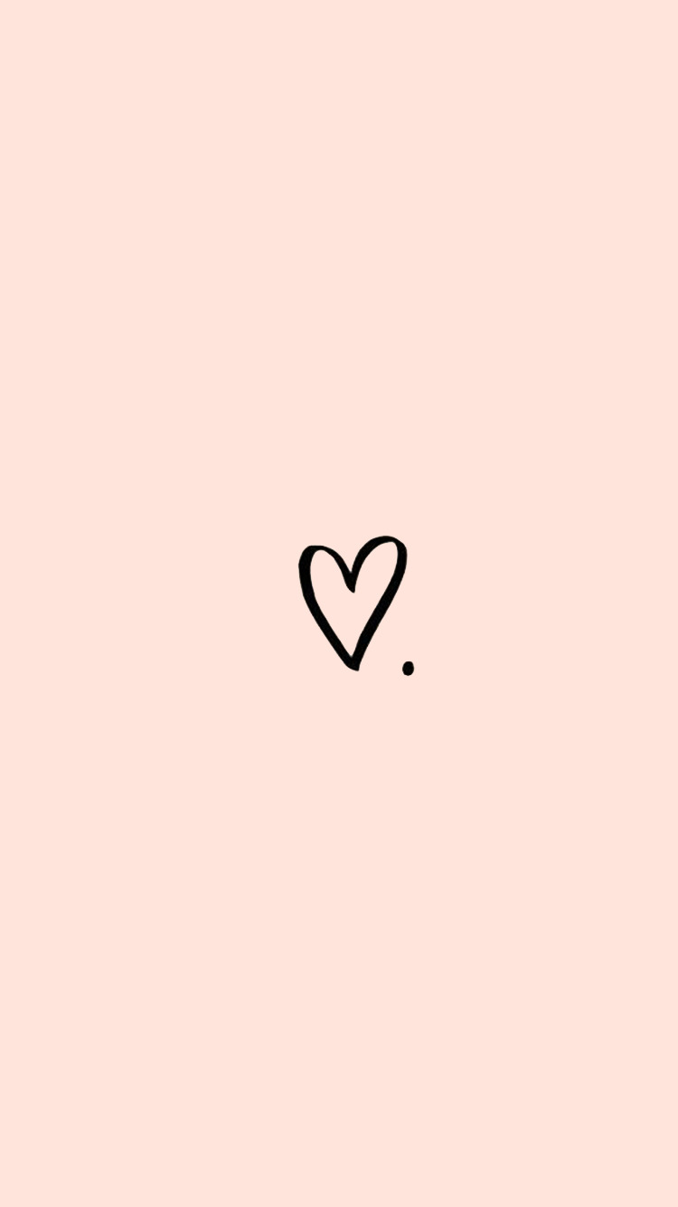 Cute Minimalist Heart Wallpapers