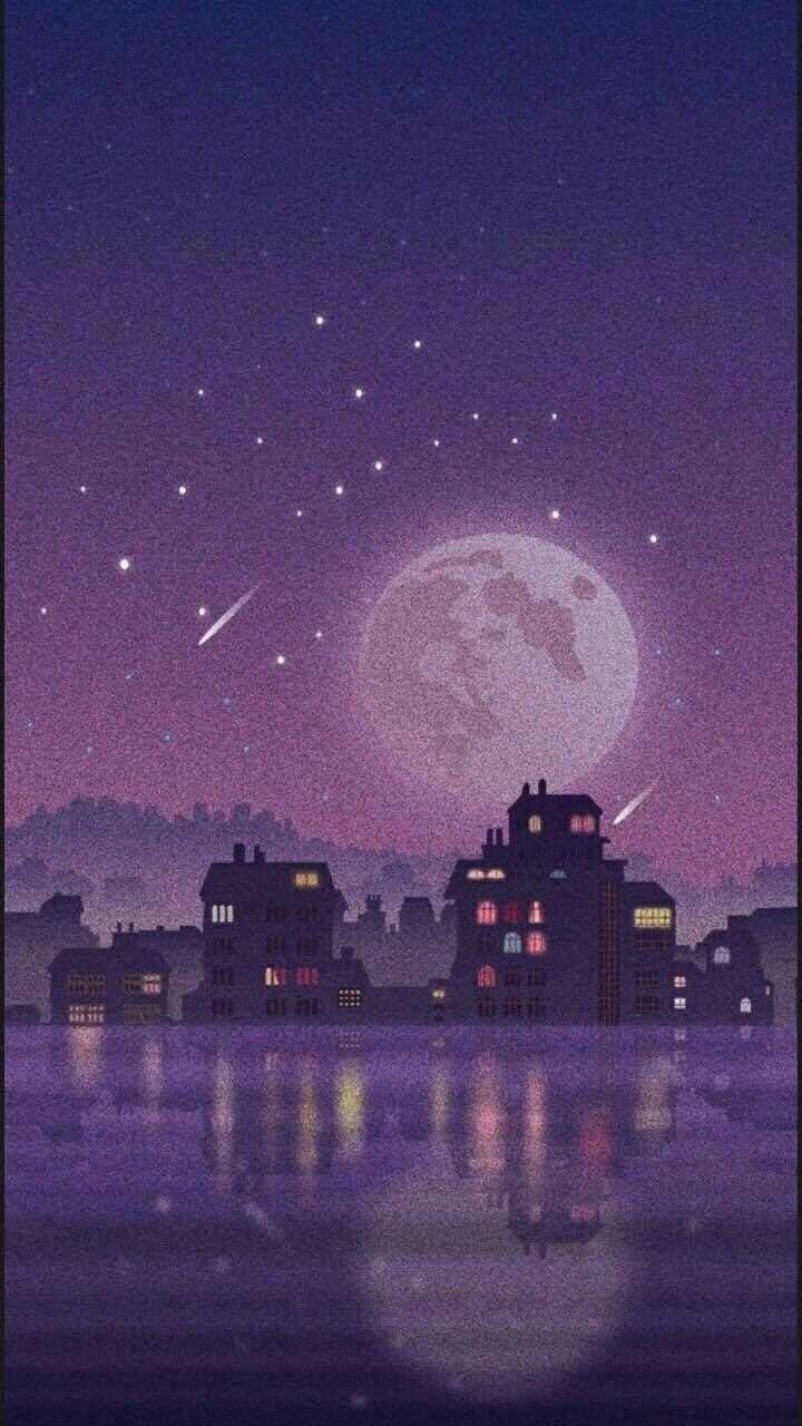 Cute Moon And Stars Wallpapers