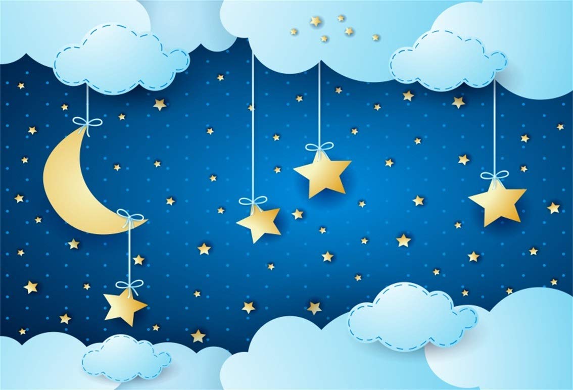 Cute Moon And Stars Wallpapers