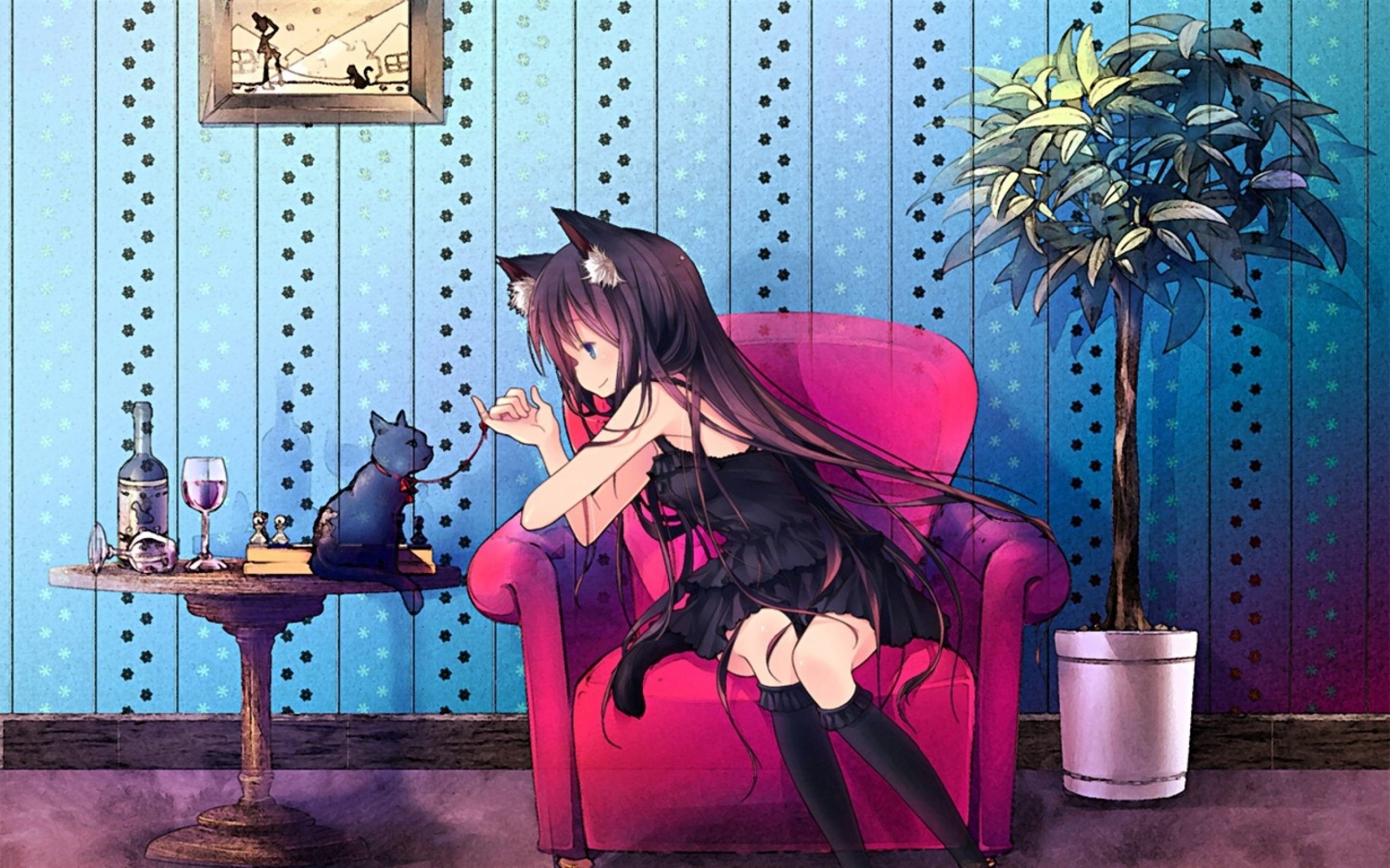 Cute Neko Girl Wallpapers