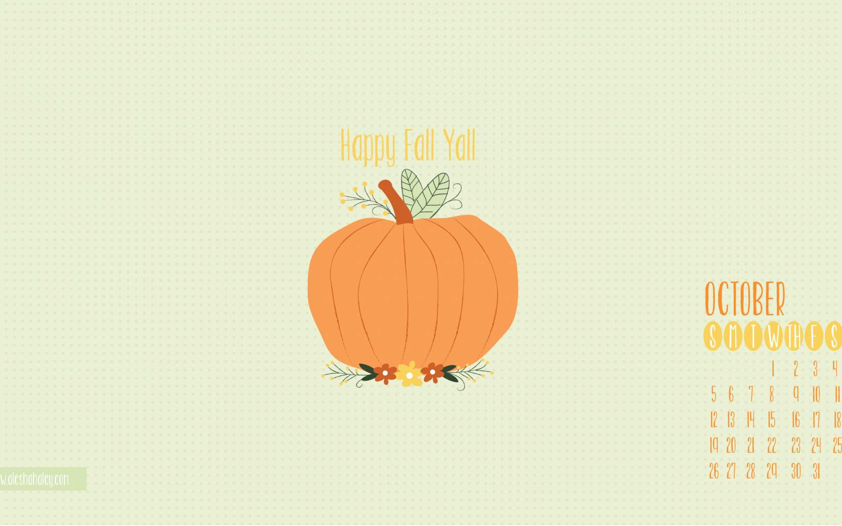 Cute October Desktop Wallpapers