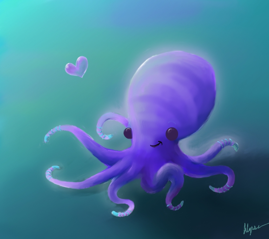 Cute Octopus Wallpapers