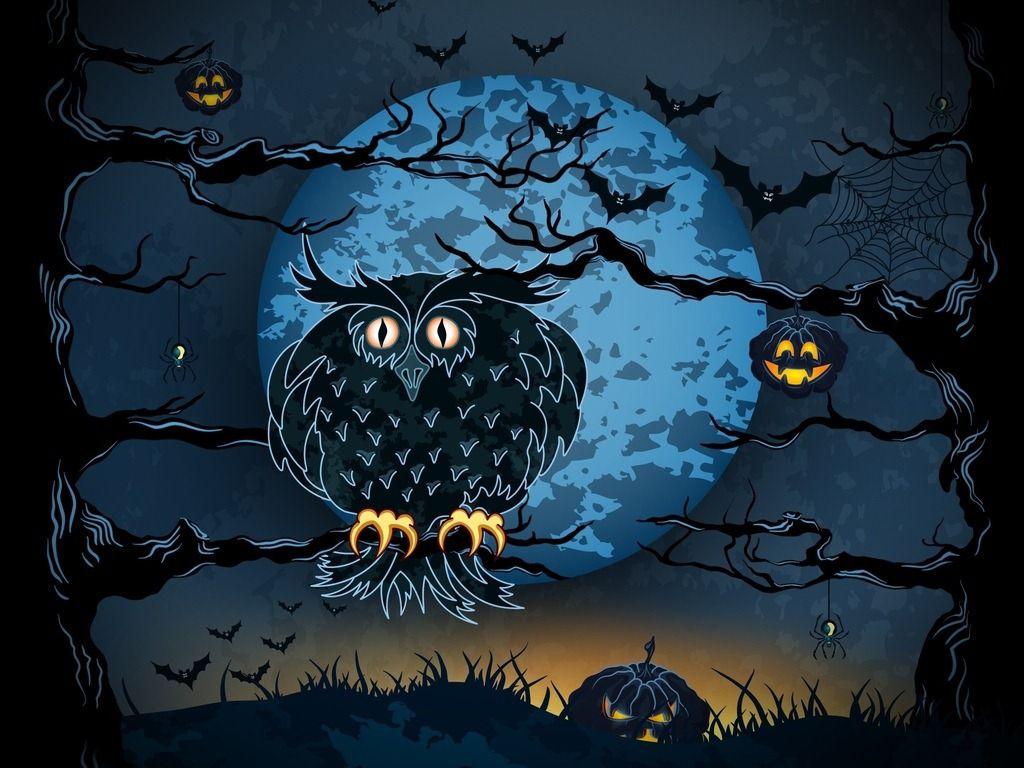 Cute Owl Halloween Wallpapers