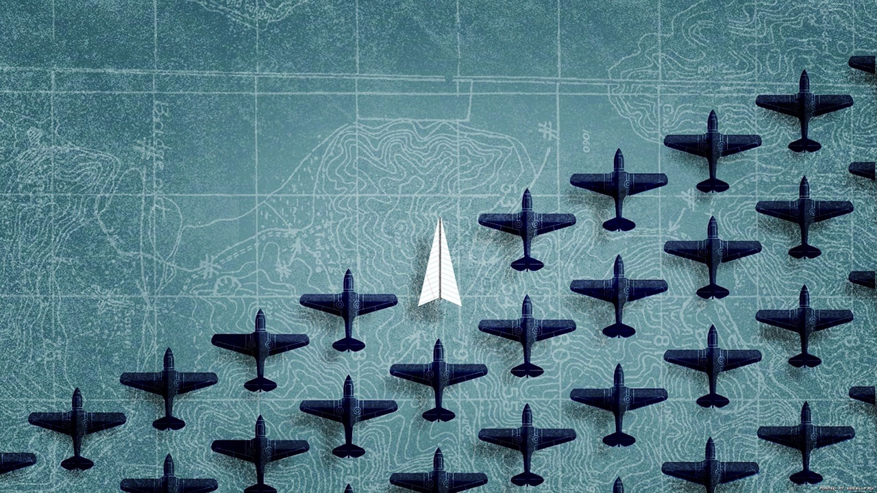 Cute Paper Airplane Wallpapers