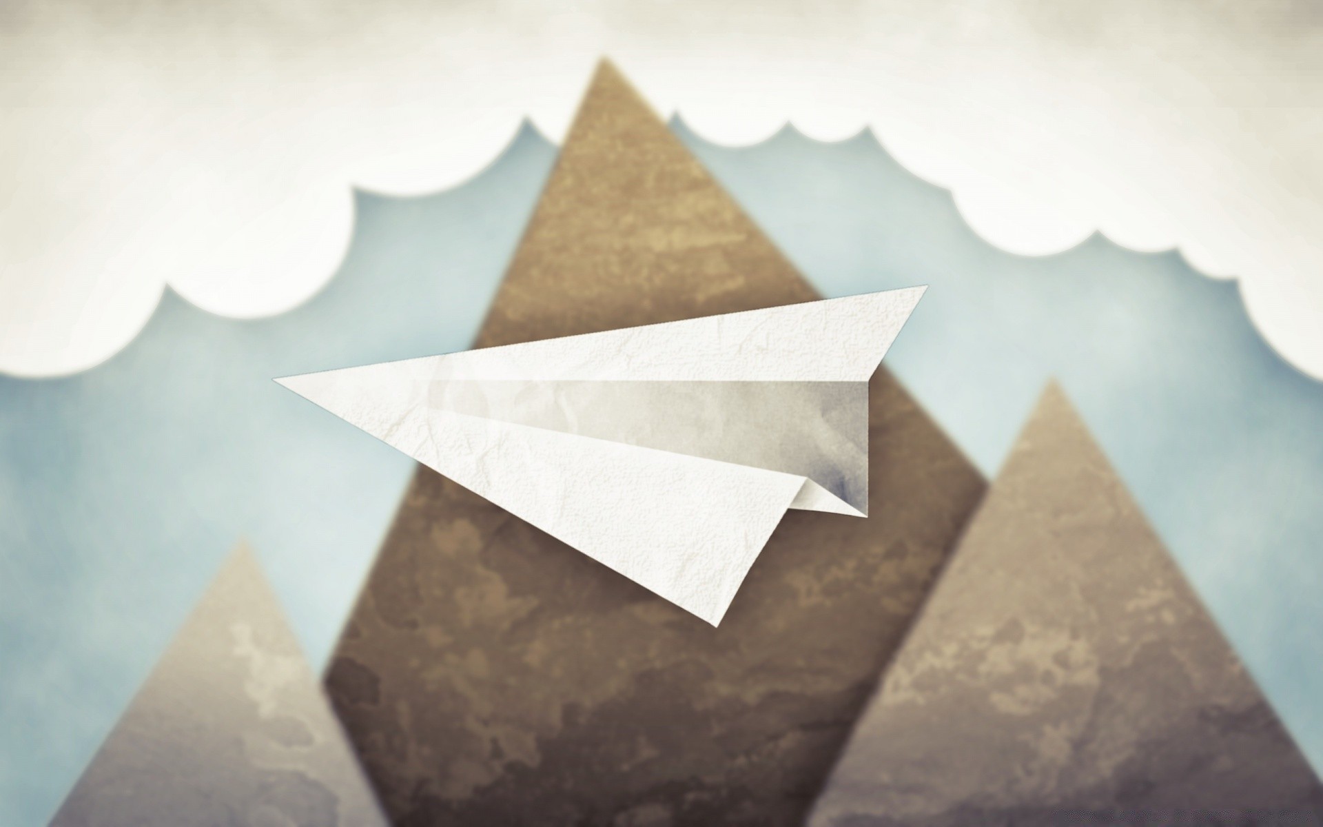 Cute Paper Airplane Wallpapers