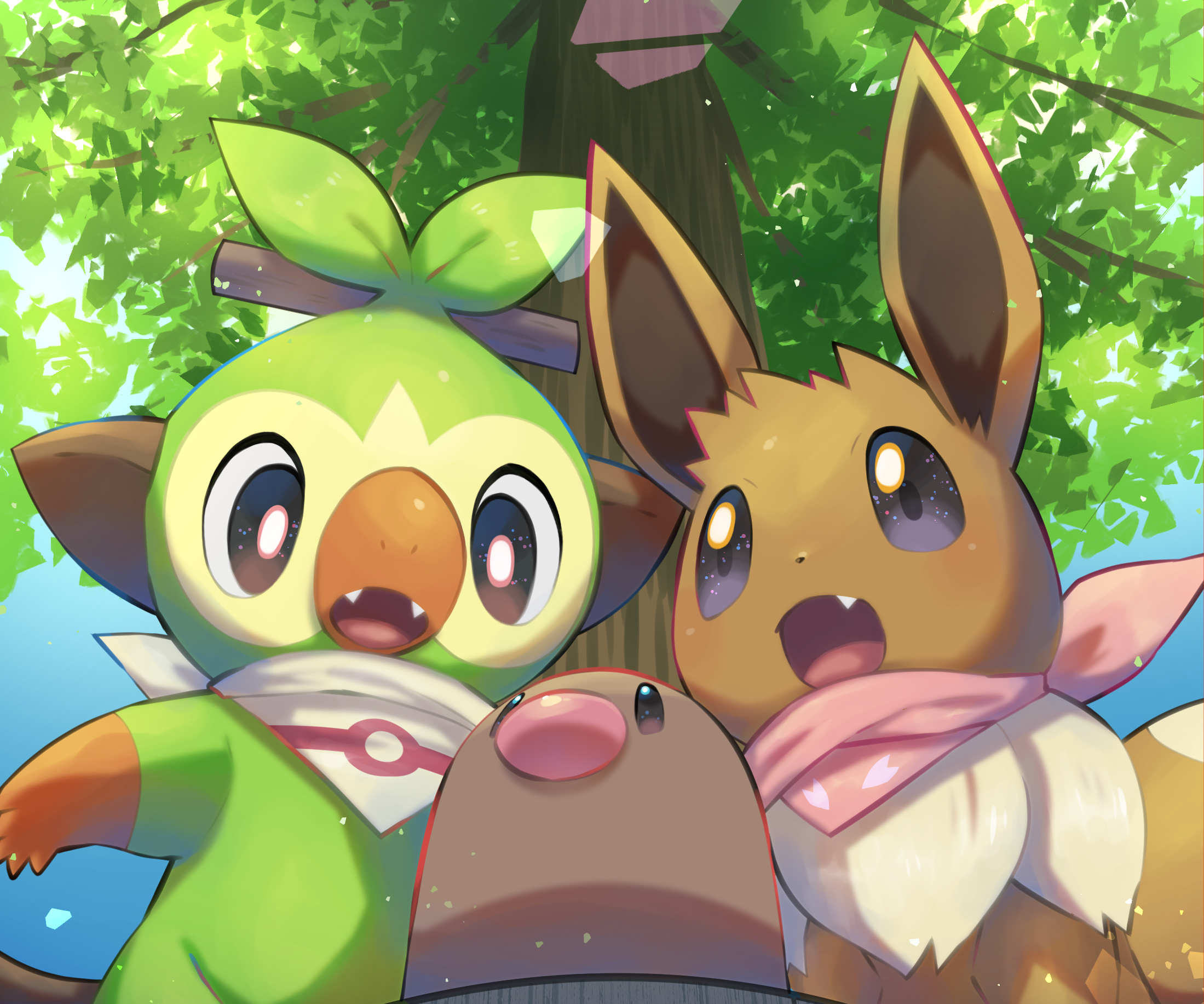 Cute Pikachu And Eevee Wallpapers