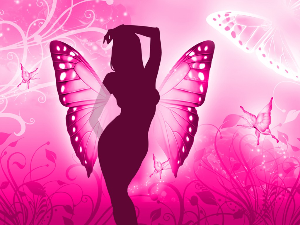 Cute Pink Butterfly Wallpapers